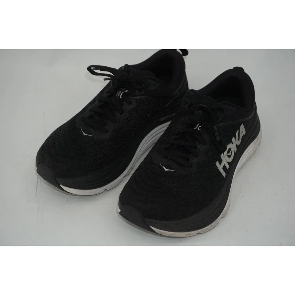 HOKA Gaviota 5 Shoes Womens Size 9 Black Running Cushioned Sneakers EU 41 1/3